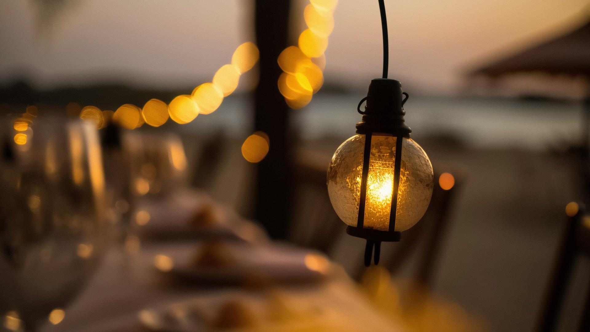 Comfortable outdoor seating with stunning sea views